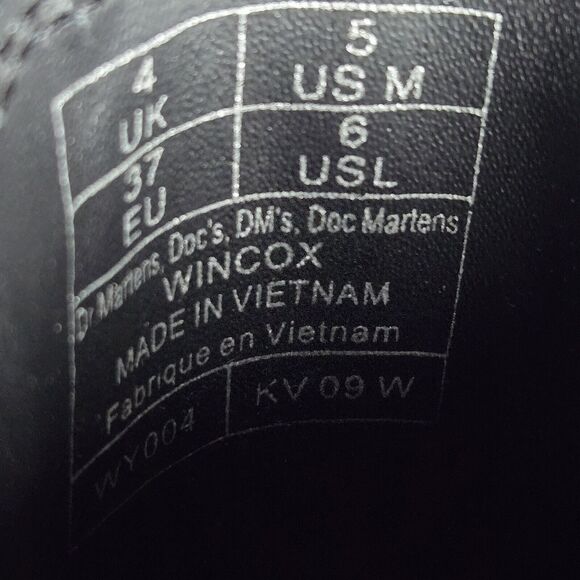 Dr. Martens Wincox Womens Size 6 Chelsea Buckle Harness Boots Black Leather - Picture 10 of 11